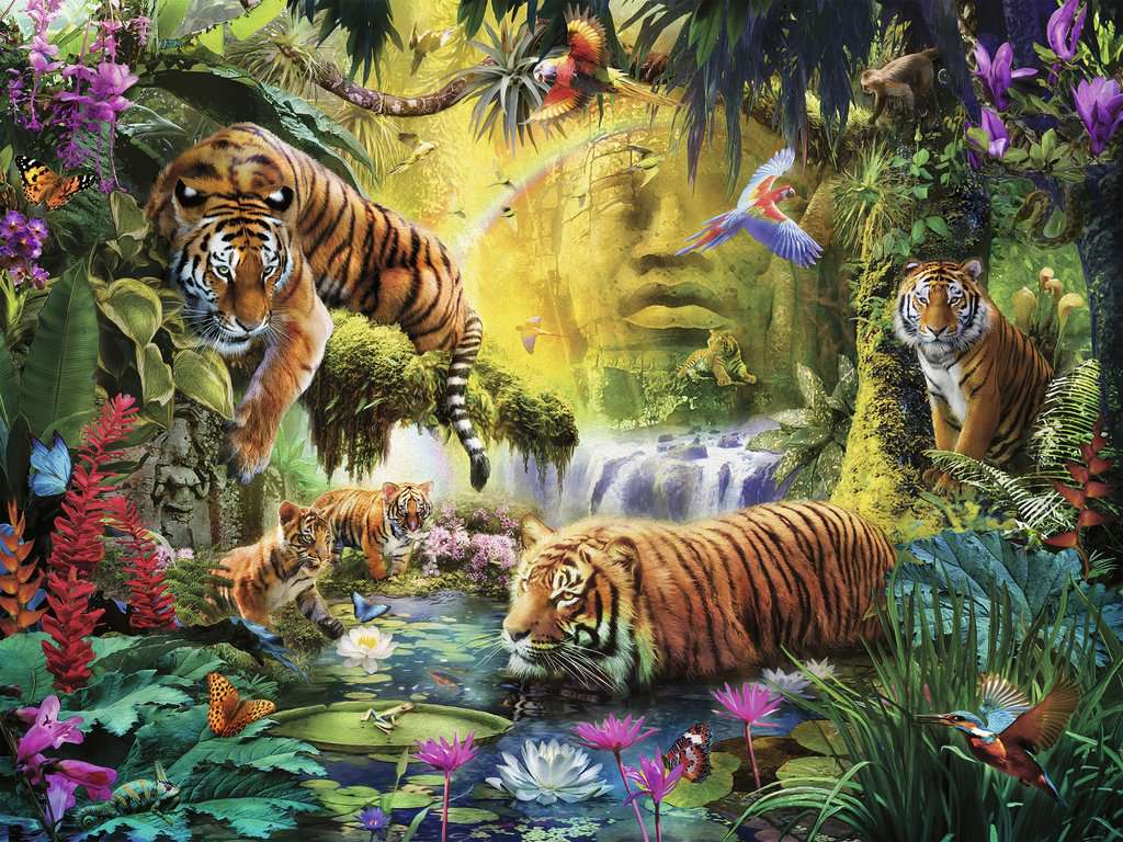 Tranquil Tigers (1500 piece) *