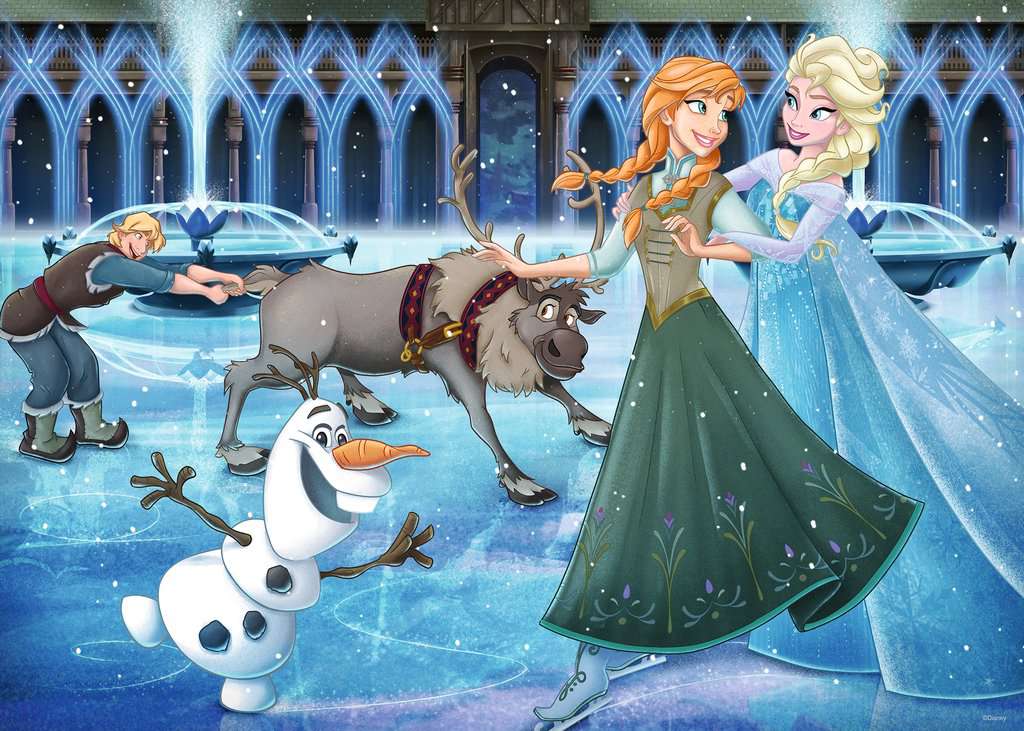 Disney Frozen: Anna, Elsa, Kristoff, Olaf and Sven– Brighten Up