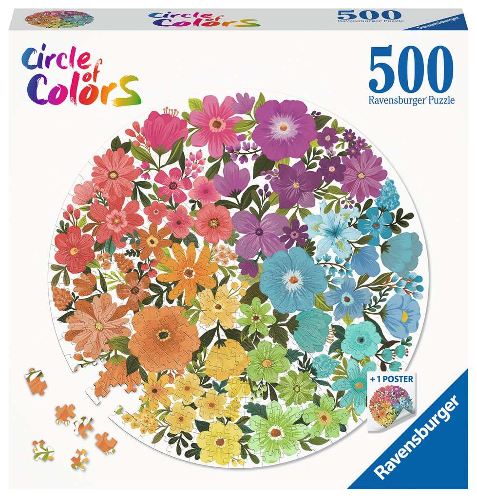 Flowers (Circles of Colour, 500 piece)