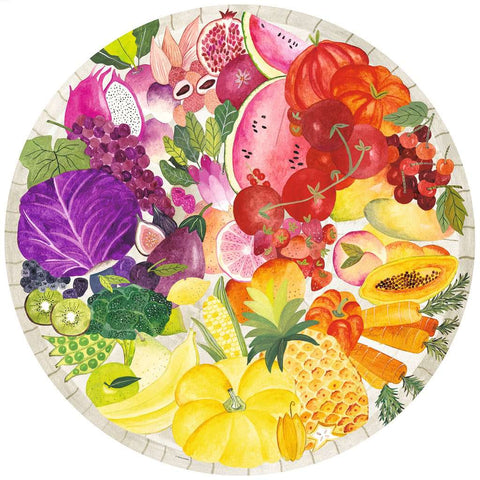 Fruits and Vegetables (Circles of Colour, 500 piece)