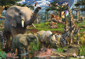At the Waterhole (18,000 piece)