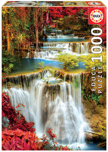 Waterfall in Deep Forest (1000pc)