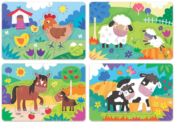 Farm Mothers & Babies (4 My First Puzzles, Educa)