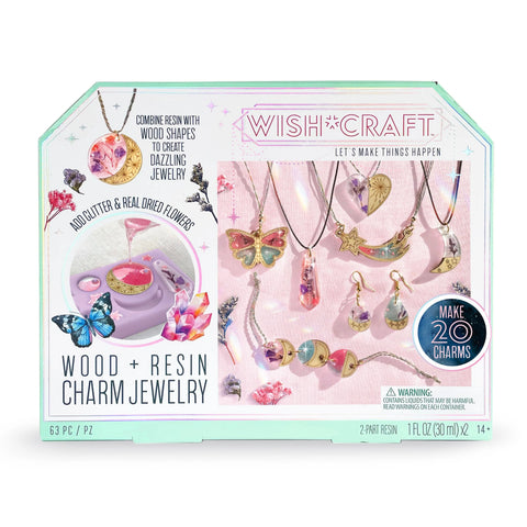 Wish*Craft: Wood + Resin Charm Jewelry