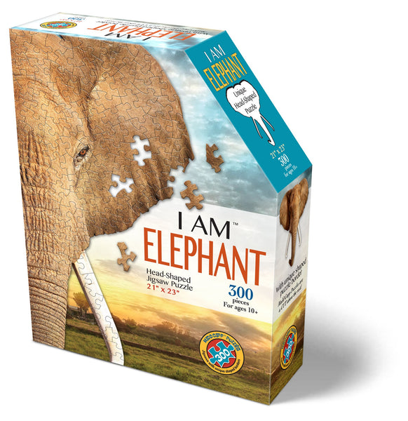 I Am Elephant (300 piece shaped puzzle)