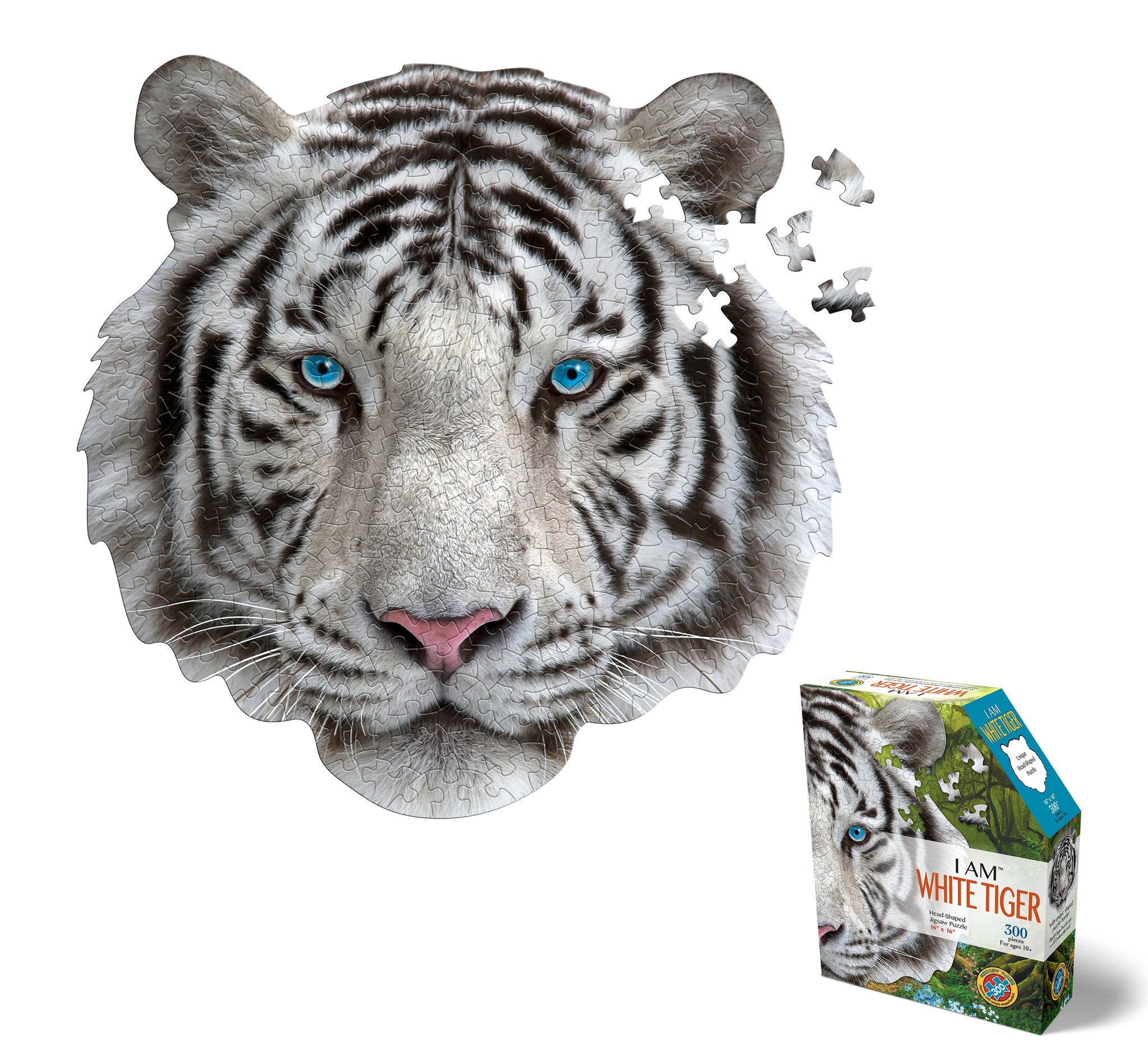 I Am White Tiger (300 piece shaped puzzle)