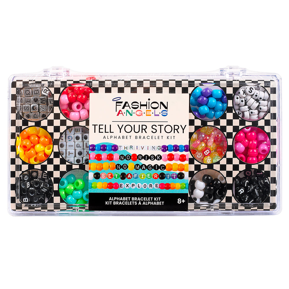 Tell Your Story Alphabet Bead Case Bracelet Making Kit (500+ Set