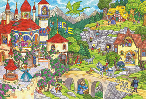 100 Pc Puzzle- A Fairytale Kingdom