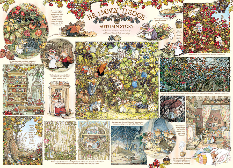 BRAMBLY HEDGE Autumn Story 550ピースジグソーパズル Brambly Hedge - Autumn Story– Brighten Up Toys & Games