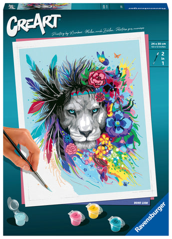 Boho Lion (CreArt Painting by Number)