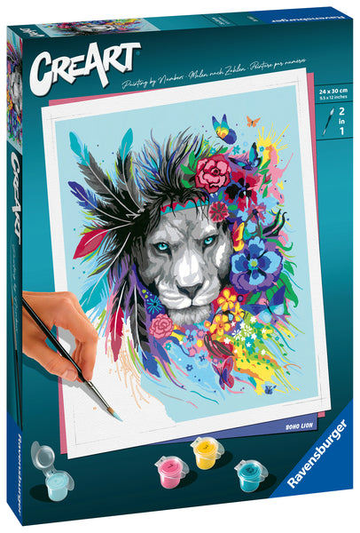 Boho Lion (CreArt Painting by Number)