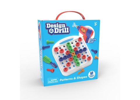 Design and Drill Take-Along Activity Centre: Patterns & Shapes