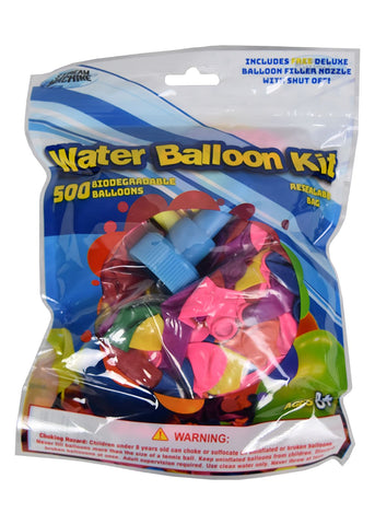 Water Balloon Refill Kit (500 biodegradable balloons)