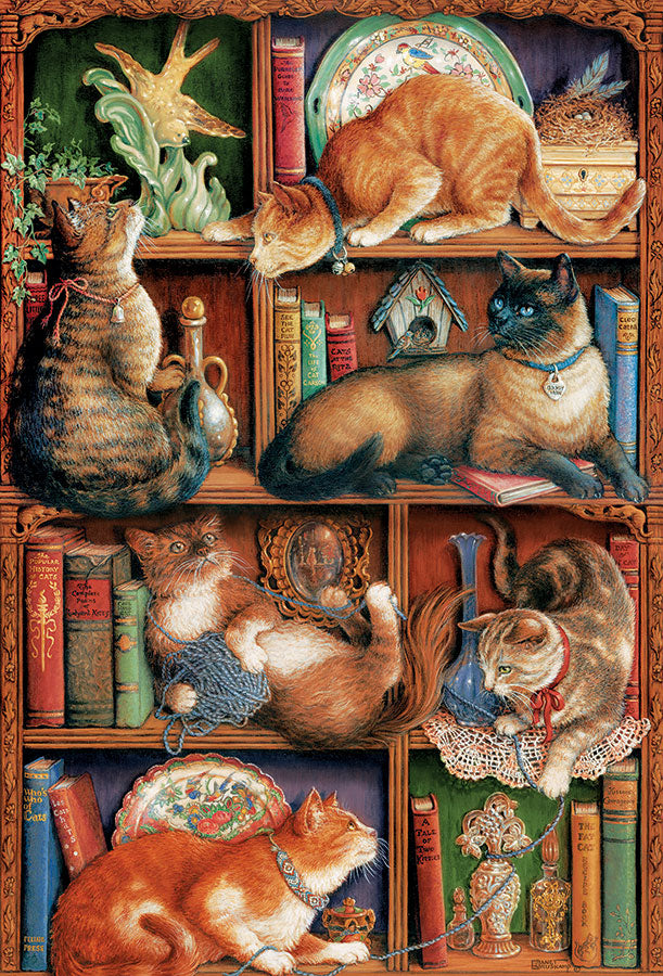 Feline Bookcase (2000pc) *