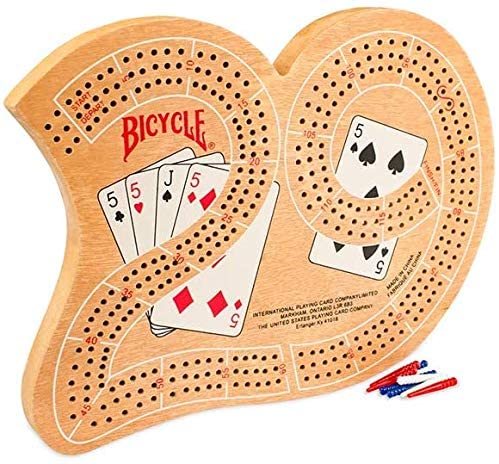 Cribbage (wood board large 29, by Bicycle)