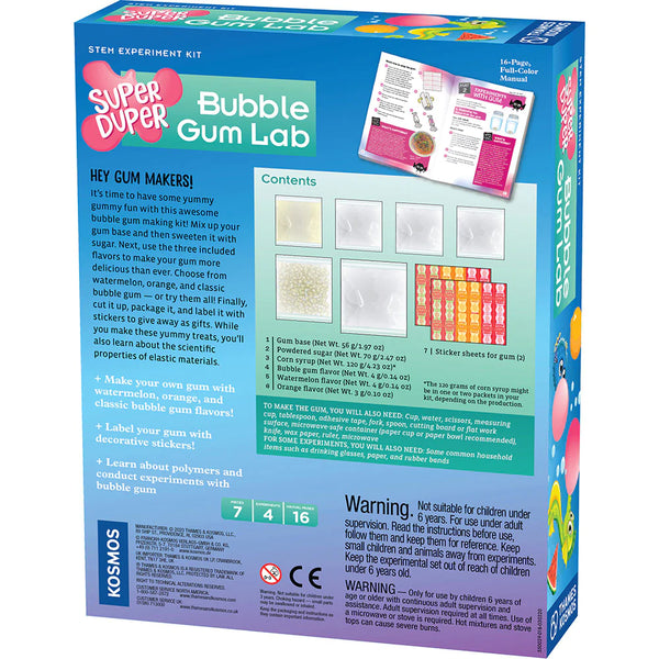 Super Duper Bubble Gum Lab