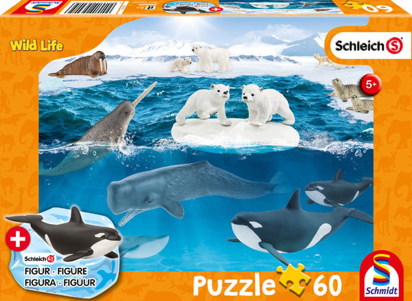 Wildlife in the Arctic (60pc with Schleich figure)