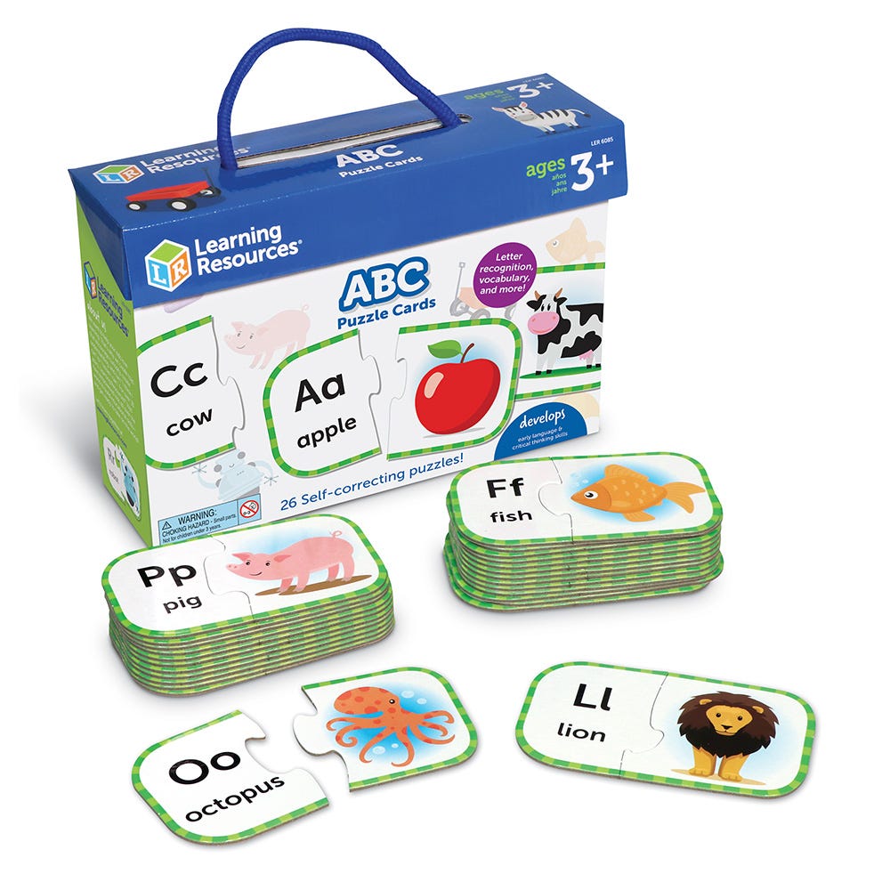 ABC Puzzle Cards– Brighten Up Toys & Games