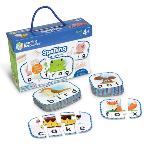 Spelling Puzzle Cards (3 & 4 letter words)