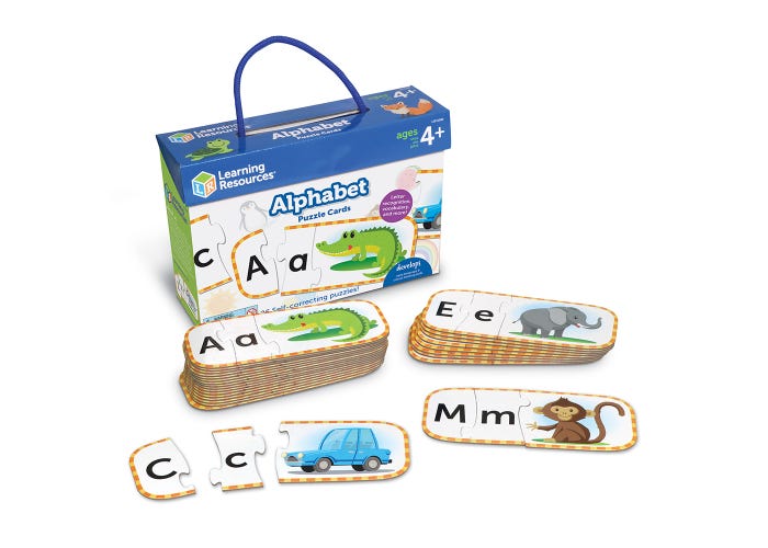 Alphabet Puzzle Cards (upper and lowercase letters)
