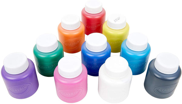 Crayola Paint Jars 10-count 59mL