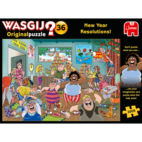Wasgij Original #36 New Year Resolutions! (Jumbo)
