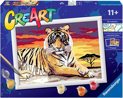 Majestic Tiger (CreArt Painting by Number)