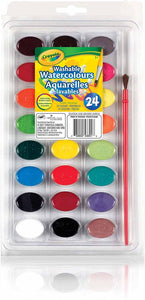 Crayola 24 Washable Watercoloured Paint