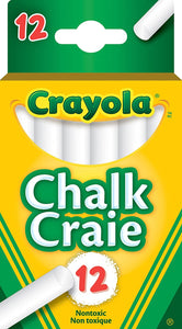 Crayola Chalk 12ct (White, Swan)