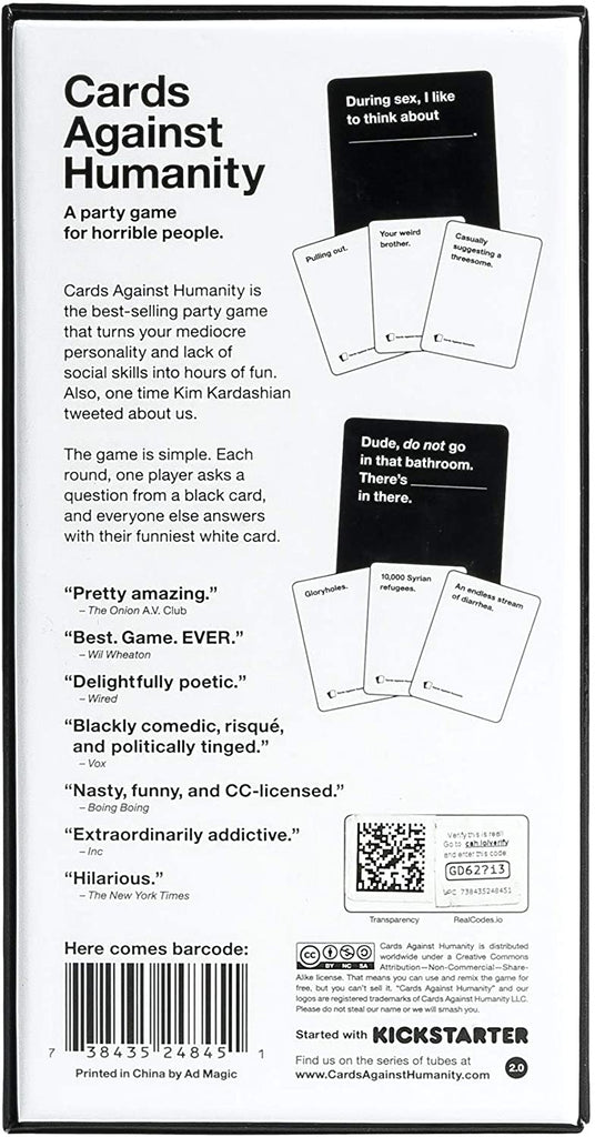 Cards Against Humanity – Brighten Up Toys & Games