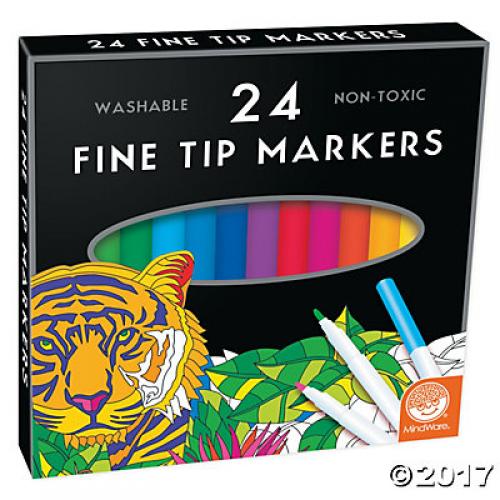 Fine Tip Markers (24 pk)