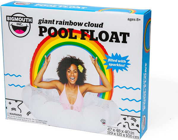 Pool Float: Giant Rainbow Cloud