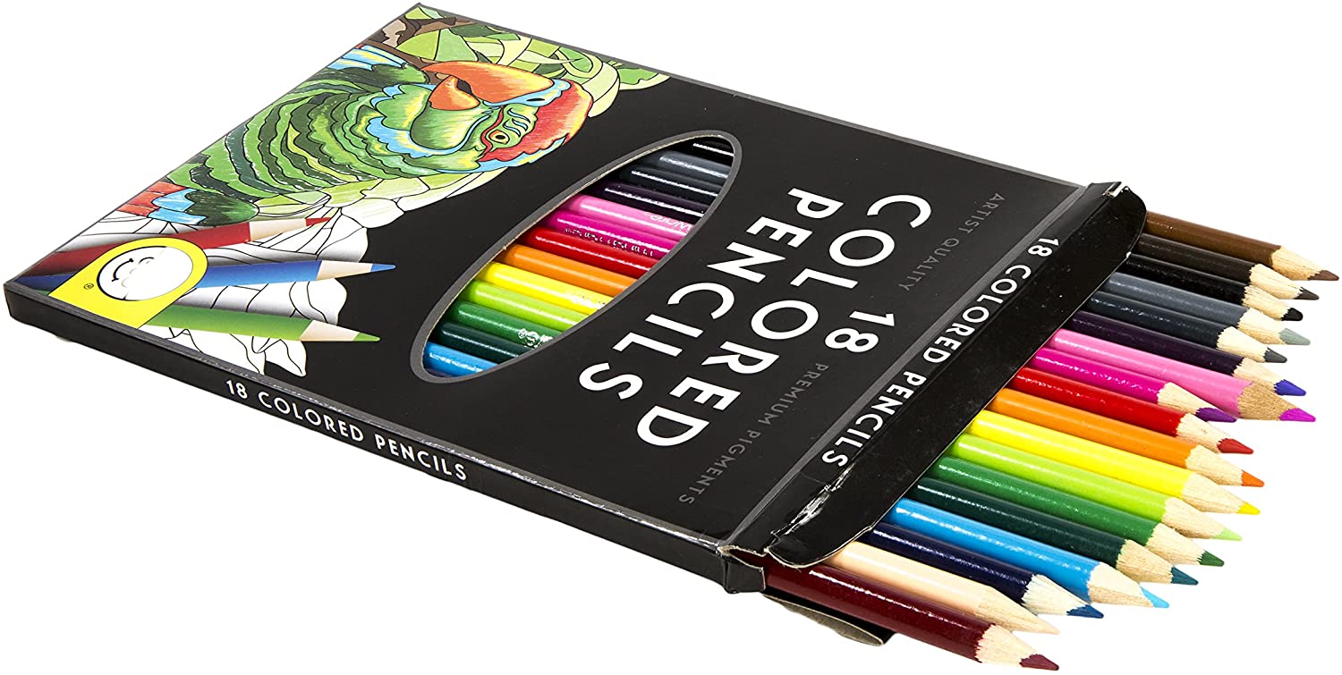 Coloured Pencils (18 pk by Mindware)