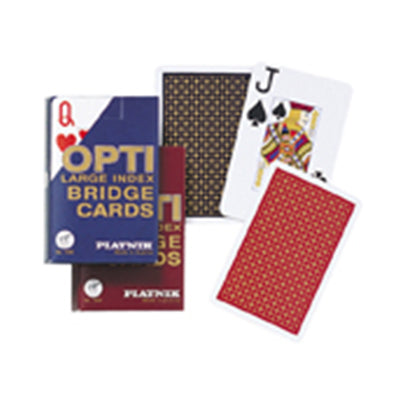 OPTI 2-INDEX Bridge Cards (Piatnik)