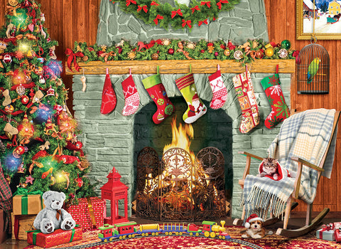 Christmas by the Fireplace (500pc)