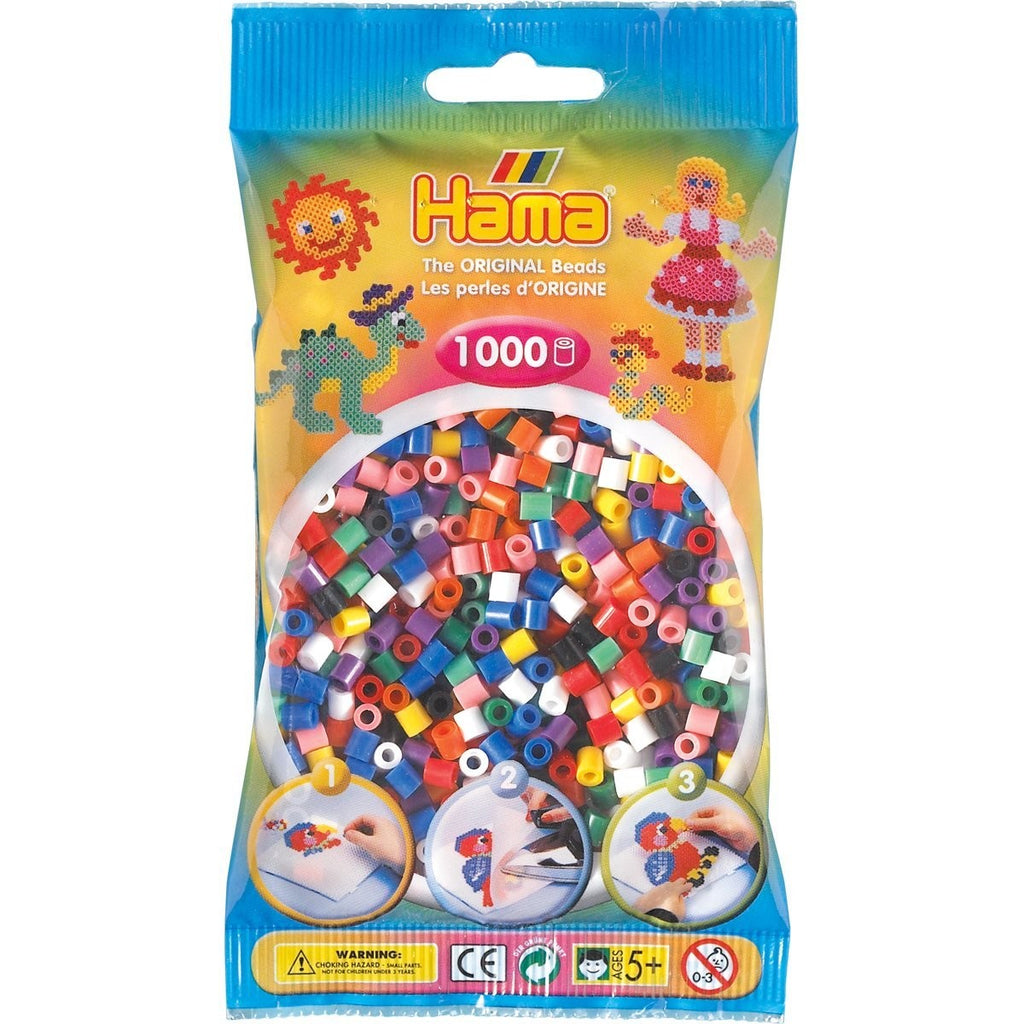 Hama Beads 10000 Solid Bead Mix in Tub