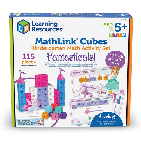 MathLink Cubes: Kindergarten Math Activity Set 'Fantasticals!'