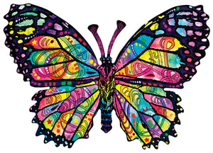 Suns Out 1000 Pc Stained Glass Butterfly (shaped)