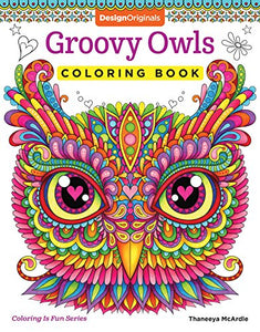 Groovy Owls Colouring Book