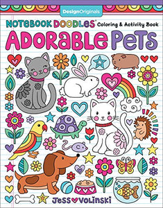 Notebook Doodles Adorable Pets Colouring Book