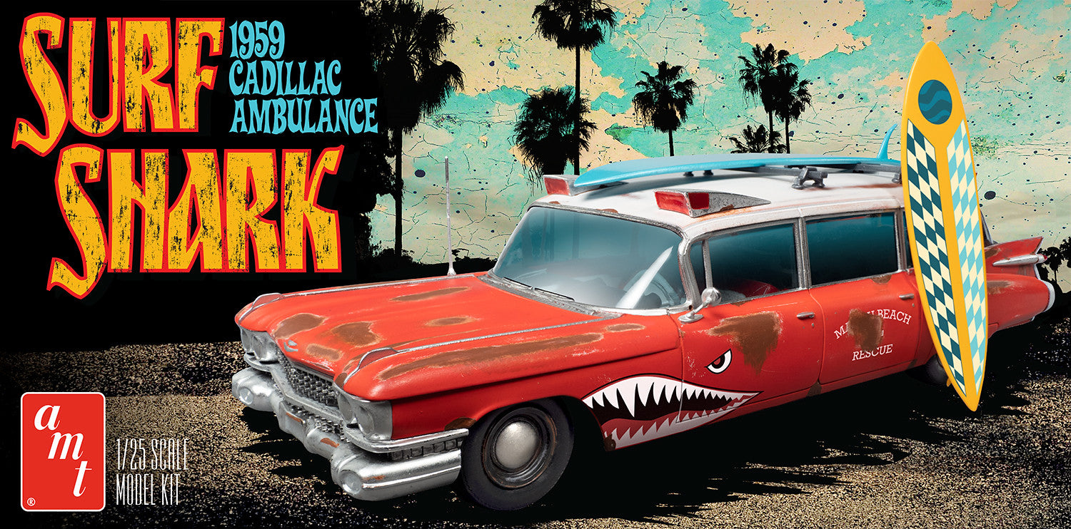 1959 Cadillac Ambulance 'Surf Shark' (1/25)
