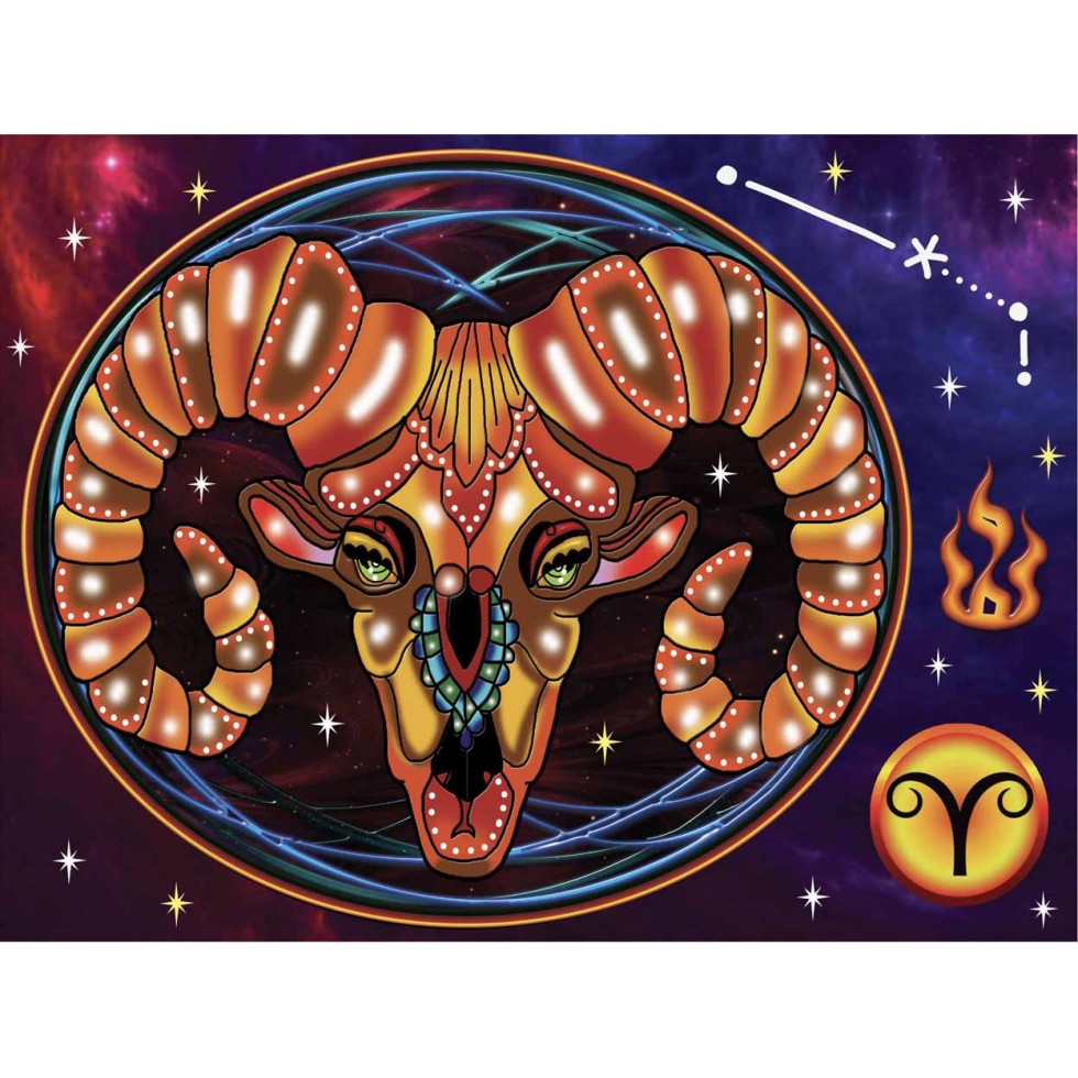 Jacarou Diamond Art- Aries