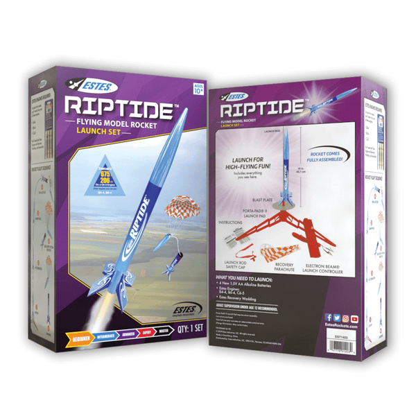 Estes Model Rocket Launch Set: Riptide