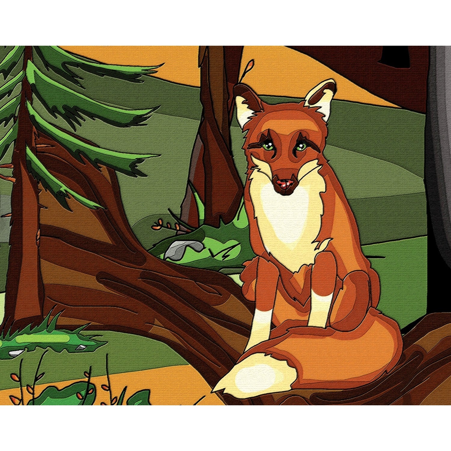 Jacarou Diamond Art - Fox