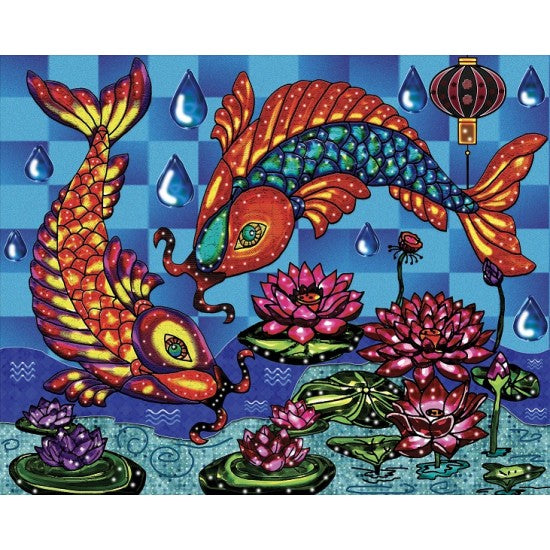 Jacarou Diamond Art- Koi Fishes