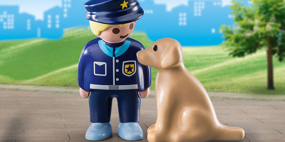 Police Officer with Dog (#70408)*– Brighten Up Toys Games