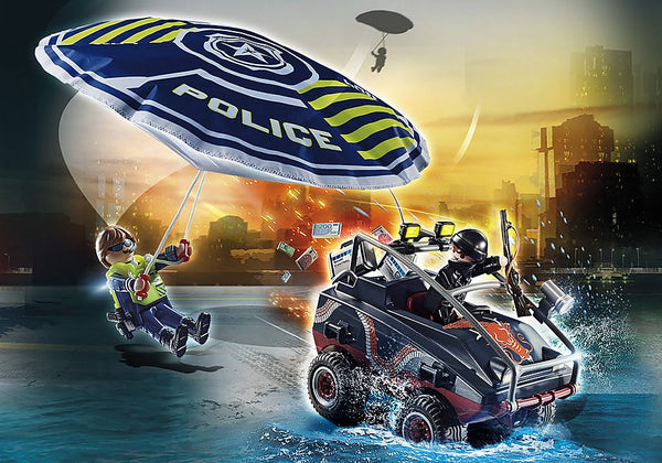 Police Parachute with Amphibious Vehicle (#70781)*