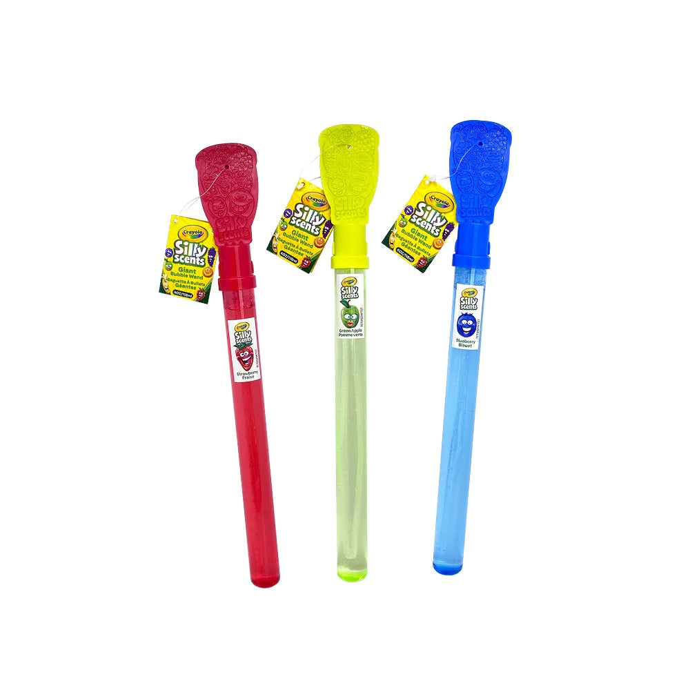 Crayola Silly Scents Giant Bubble Wand (4oz, asst)