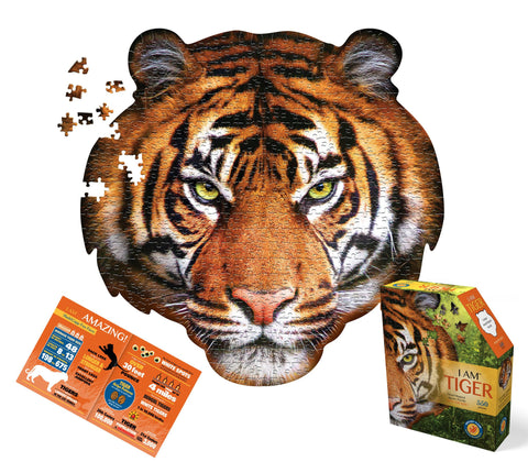 I Am Tiger (586 piece shaped puzzle)