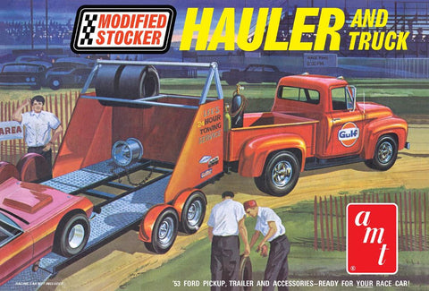 1953 Ford Pickup Modified Stock Hauler and Truck (1/25)